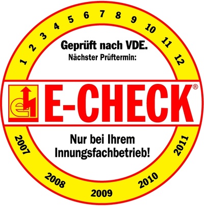 Der E-Check bei Elektro Sondheimer GmbH in Rimpar