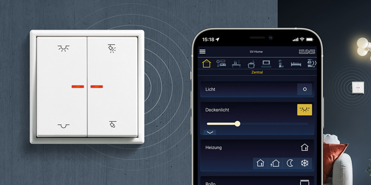 KNX RF Taster bei Elektro Sondheimer GmbH in Rimpar